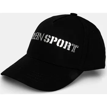 Kšiltovka Bavlněná baseballová čepice PLEIN SPORT černá barva, s aplikací, SADA UAC0502 STE003N SADA.UAC0502.STE003N 99B, vel. ONE SIZE