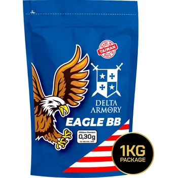 Airsoft Airsoft kuličky BB Delta Armory EAGLE 0,30g 3333ks Bílá