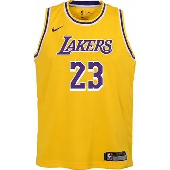 Pánské tričko Dětský Nike Lakers Lebron James Icon Swigman Jersey Velikost oblečení: L