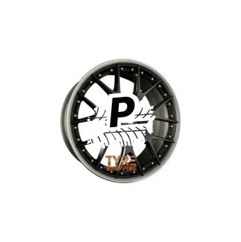 Disk BBS CH-RII Radstern Schwarz Matt - Felgenbett Titan Matt 9.50 x 22 ET 22 5x112