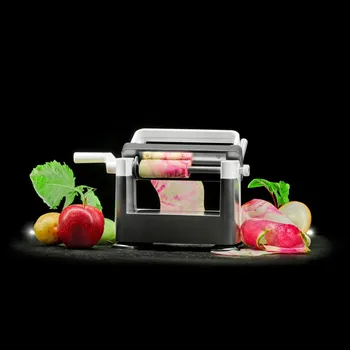 Kráječ zeleniny LURCH Catto bílo-černý - plastový kráječ na zeleninu a ovoce