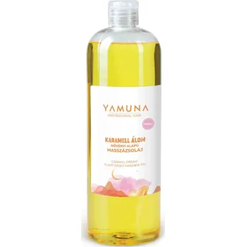 Masážní přípravek Yamuna rostlinný masážní olej - Karamelový sen 1000 ml