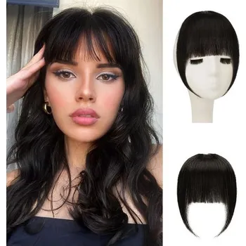 Čelenka Sofeiyan Bangs Clip in 100% Remy Ofiny s třásněmi z pravých vlasů Jeden kus Lidské vlasy Spona s