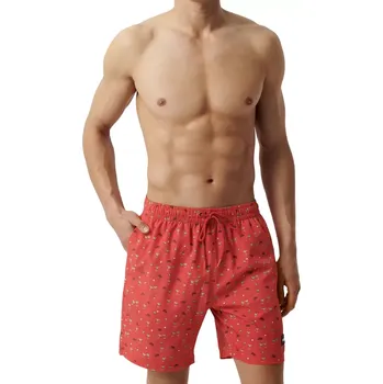 Pánské plavky Koupací šortky Atlantic KMB-221 červená velikost XL