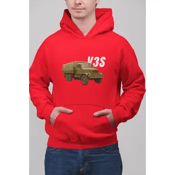 Pánská mikina Pánská mikina V3S Barva: Červená, Velikost: 4XL