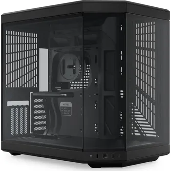 PC skříň HYTE skříň Y70 Pitch Black / levé a přední sklo / Riser PCIe 4.0 / bez zdroje / 1x USB-C / 2x USB-A /