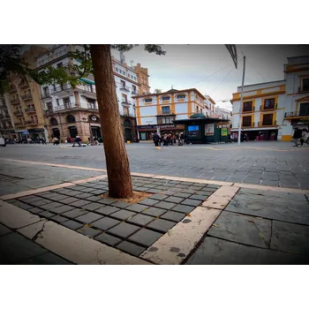 poklop Benito Mříže ke stromům z recyklovaného plastu WAY Rozměry: 100 x 100 cm