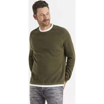 Pánský svetr Celio Pletený svetr Vecool 1100631 Khaki XXL