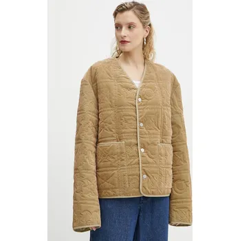 Pánská větrovka Velurová bunda Nanushka ADARA, L, zelená, 81X