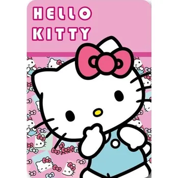 BLANKETS 100X140 HELLO KITTY HK36-5434 POLAR FLEECE - 220GSM