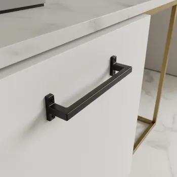 Nábytkové kování Interex design Úchytka REBECA / Černá matná 128 mm