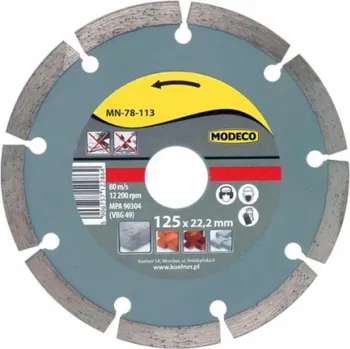 Brusný kotouč Modeco Segmentový diamantový brusný kotouč URAN 125mm - MN-78-113