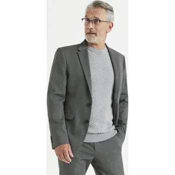 Pánské sako Celio Sako Vuaristide vzor kaviár 1094036 Šedá 50