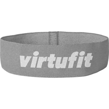 Posilovací guma VIRTUFIT Cotton Mini Resistance Band Střední - Šedá