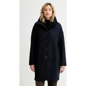 Dámský kabát Kabát s příměsí vlny Sessun tmavomodrá barva, 23112022 59X, vel. S
