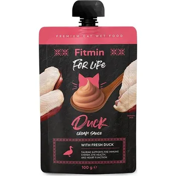 Krmivo pro kočku Fitmin cat For Life cream sauce pouch duck 100g