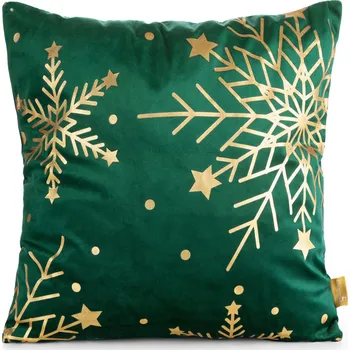 Povlak na dekorativní polštářek VÁNOČNÍ DEKORAČNÍ POVLAK NA POLŠTÁŘ ELEGANCE3 45X45 CM VZOROVANÁ