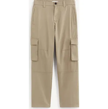 Celio Bavlněné cargo kalhoty Vocargo 1096549 Béžová 38/34