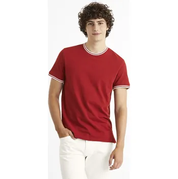 Celio Tričko s krátkým rukávem Bepiquo 1114339 Červená L