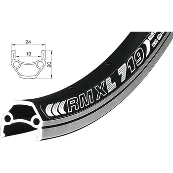 Ráfek na kolo Remerx ráfek Dragon L-719 622x19 GBS 36d (černá)