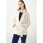 Vamp Béžový fleecový župan 21361