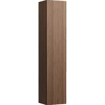 Nábytek LAUFEN ILBAGNOALESSI Vysoká skříňka, závěsy dvířek vpravo 350x335, Noce canaletto - Dřevěná dýha - H4304620976301