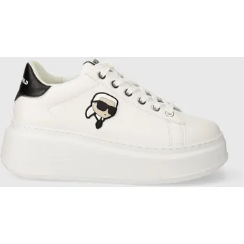 Dámské tenisky Kožené tenisky Karl Lagerfeld ANAKAPRI KL63530N.011 bílá 00X, EUR 37