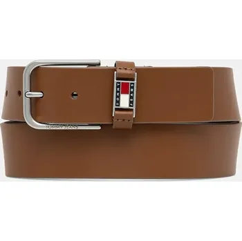 Opasek Kožený pásek Tommy Jeans AM0AM13687 hnědá 88X, vel. 90