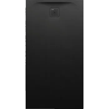 Sprchová vanička LAUFEN PRO Sprchová vanička, obdélníková, s odtokem na kratší straně, materiál Marbond 1500x800, Černá - H2139510800001