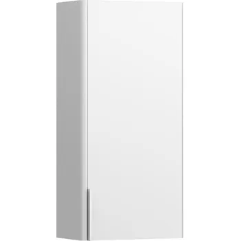 Nábytek LAUFEN BASE Střední skříňka, závěsy dvířek vpravo (bočnice korpusu s radiusem) 350x185, Bílá lesklá - H4026021102611