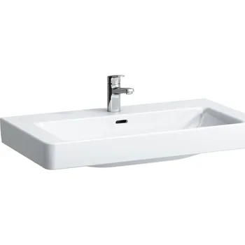 Umyvadlo LAUFEN PRO S Umyvadlo, broušená spodní část 850x465, Bílá LCC Active (LAUFEN Clean Coat Active) - H816965A001041