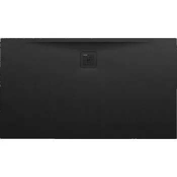 Sprchová vanička LAUFEN PRO Sprchová vanička, obdélníková, s odtokem na delší straně, materiál Marbond 1400x800, Černá - H2109530800001
