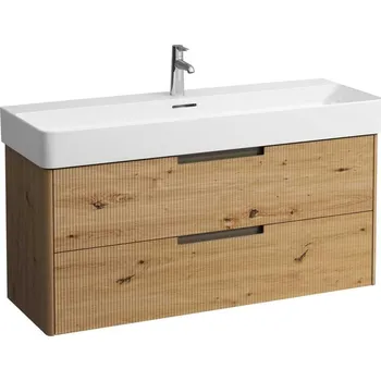 Nábytek LAUFEN JUNA Skříňka pod umyvadlo, 2 zásuvky, pro umyvadlo VAL H810289 1170x400, Divoký dub - H4116421092671