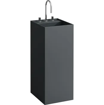 Umyvadlo Kartell LAUFEN Volně stojící umyvadlo, se speciálním skrytým vývodem 375x435, Grafit mat - H8113317581581