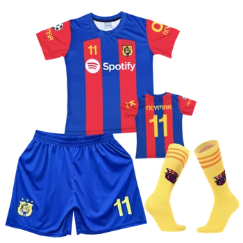 Fotbal Numberoplus Dětský fotbalový dres + fotbalové ponožky FC Barcelona - Neymar JR11 Velikost: 10-let (vel.134)
