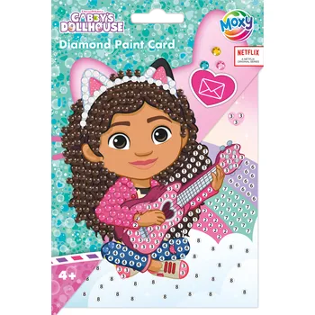 Diamantové malování CRAFT CREATIVE Diamantové malování – přání s Gáby | Gabby’s Dollhouse