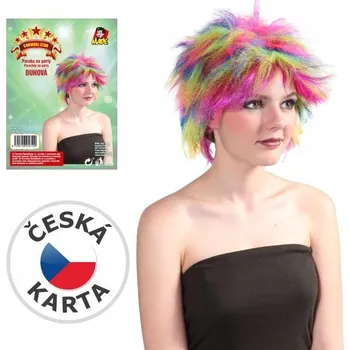 Karnevalový kostým Paruka Multicolor