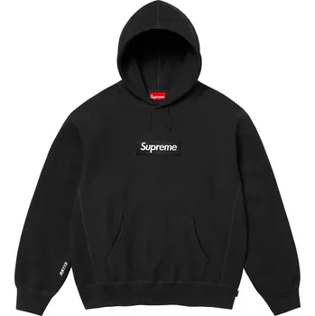 Pánská mikina Supreme Box Logo Hooded Sweatshirt (FW25) Black Velikost: L