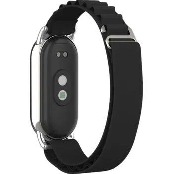 Příslušenství k fitness náramku Xiaomi Alpský tah - náhradní náramek pro Mi Smart Band 8/9/10 Barva: Černá MBSCZ-8ALP01