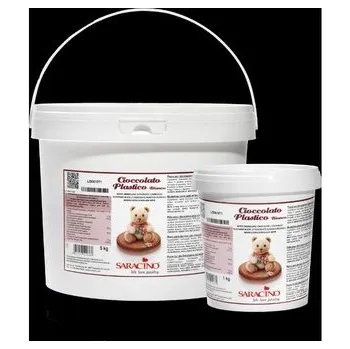 Čokoláda Modelovací čokoláda tmavá 5kg - Saracino