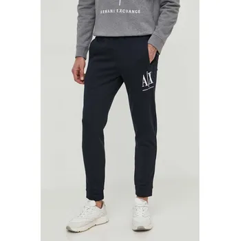 Kalhoty Armani Exchange pánské, tmavomodrá barva, hladké, 8NZPPA ZJ1ZZ NOS 8NZPPA.ZJ1ZZ 59X, vel. XL