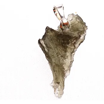 Přívěsek Magieprirody.cz Přívěsek Vltavín 1.0 g 21 x 14 mm šlupna chirurgická ocel #V124