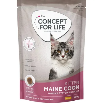 Krmivo pro kočku 400g Concept for Life Maine Coon pro koťata – vylepšená receptura!