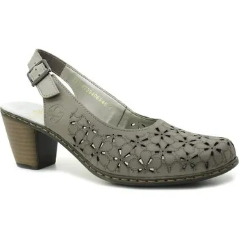 Dámské lodičky RIEKER 40981-64 beige, dámská letní obuv