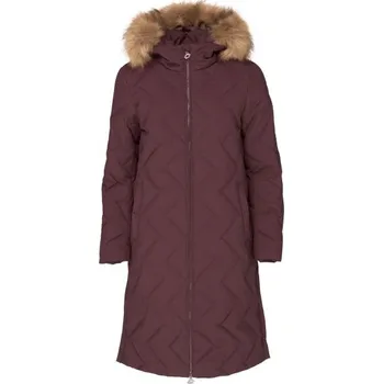 Dámský kabát Dámský prošívaný kabát Lotto KAIA XS Vínová, Hnědá