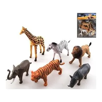 plyšák Zwierzęta safari 6szt Animal Planet