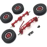 RMT models Kovová přední a zadní náprava + kola - Land Rover Adventure