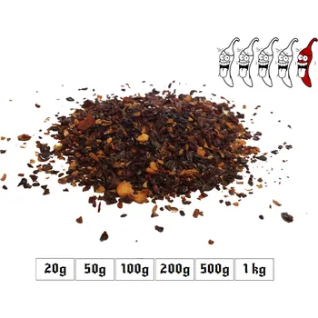 Sušená zelenina ANCHO - drcené chilli papričky Množství: 20g