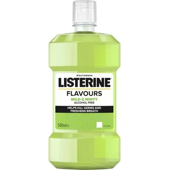 Ústní voda Listerine ústní voda Mild Mint 0% alkoholu 500 ml