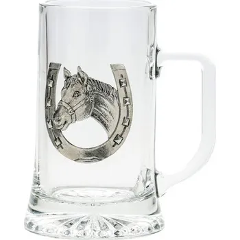 Sklenice HORSESHOE skleněný džbán na pivo 500 ml